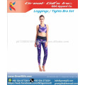 Sublimated Yoga Fitness Workout Tank Top Ensemble de soutien-gorge de sport sans couture